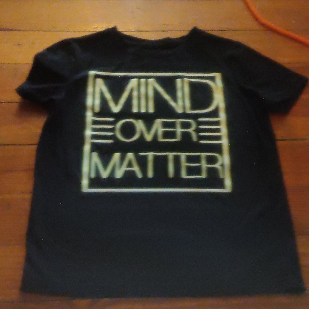 Black Boys T-shirt With Green Letters